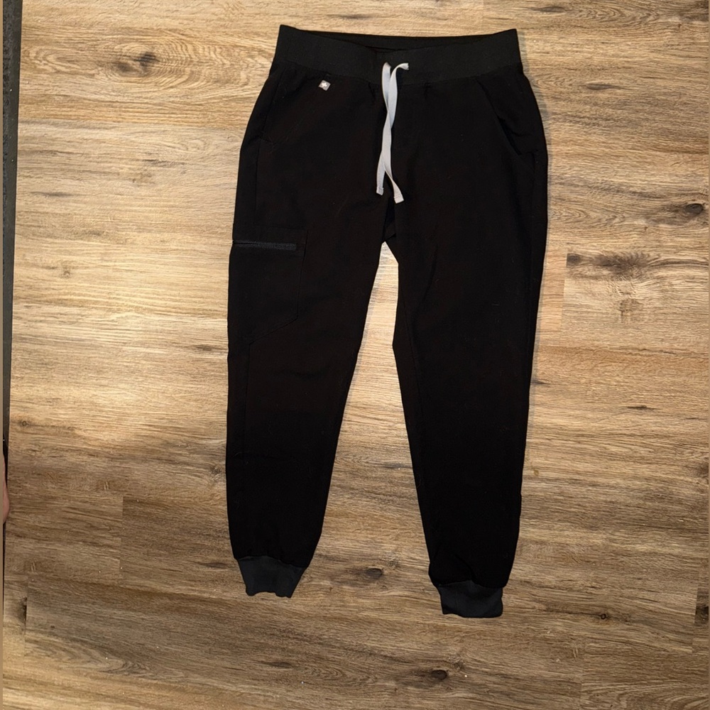 Figs Black Joggers